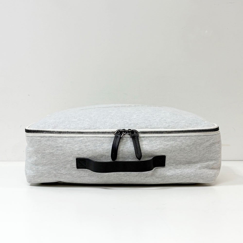 ブルネロクチネリ BRUNELLO CUCINELLI スウェット生地 ハンドバッグ イタリア 約W36×D11×H25cm ブラックライン ●