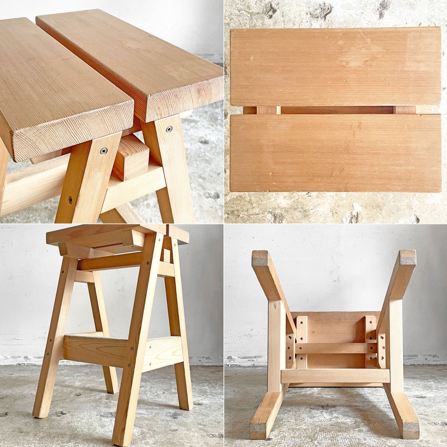石巻工房 Ishinomaki Laboratory 石巻 ハイスツール ISHINOMAKI HIGH STOOL ウェスタンレッドシダー材 芦沢 啓治 H55 クラフト家具 ■