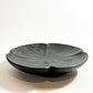 湯浅ロベルト淳 よつば豆皿 小皿 黒 Φ9㎝ 木工作家 現代作家 ★