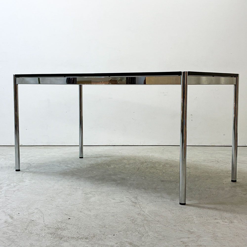USMモジュラーファニチャー USM Haller USMハラーテーブル ワーキングデスク ダイニングテーブル パールグレーラミネート(ホワイト) W150 H74cm フリッツハラー スイス ●