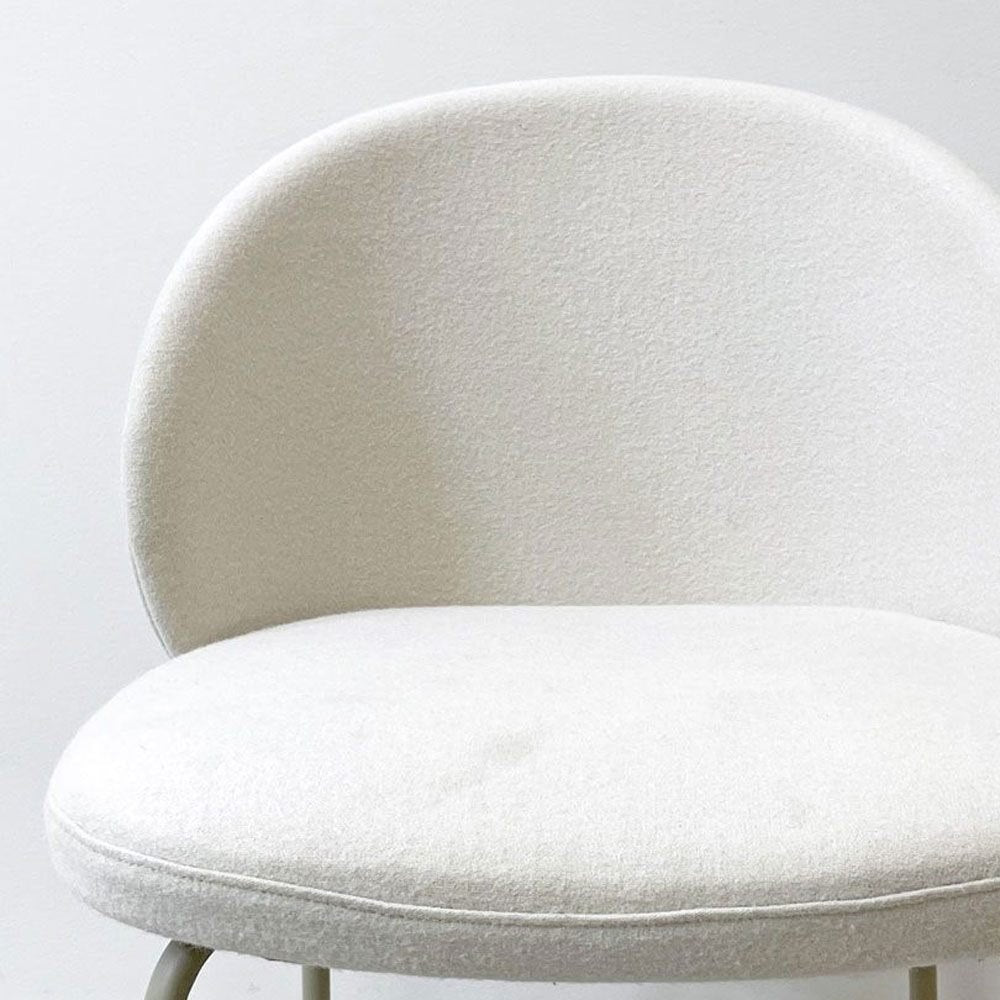 ボーコンセプト BoConcept プリンストン Princeton ダイニングチェア ベージュ ファブリック メタル脚 マットアッシュグレーラッカー仕上げ C ●