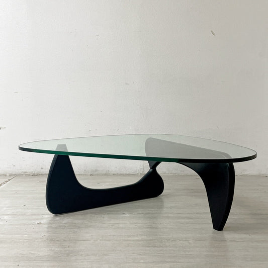 イサムノグチ Isamu Noguchi コーヒーテーブル Coffee Table ガラス天板厚20mm リプロダクト品 デザイナーズ家具 名作 ●