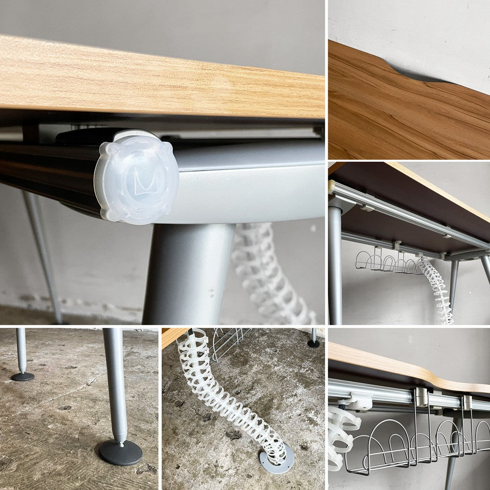 ハーマンミラー Herman Miller アバックエンバイロメンツ ABAK ミーティングテーブル デスク W140cm ティム・ウォレス 分解不可 現状品 ■