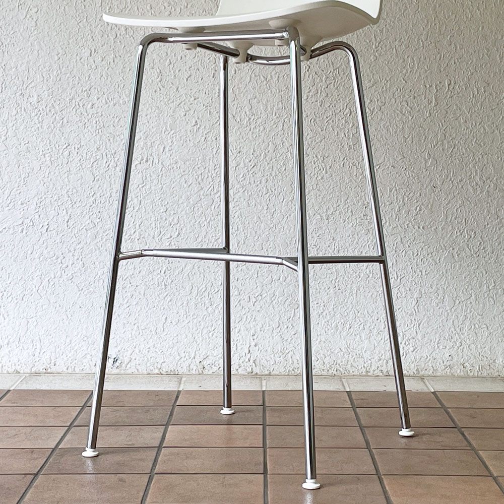 ヴィトラ Vitra ハル HAL RE スツール ハイ ジャスパー・モリソン バースツール カウンターチェア コットンホワイト 定価66,000円 ◇