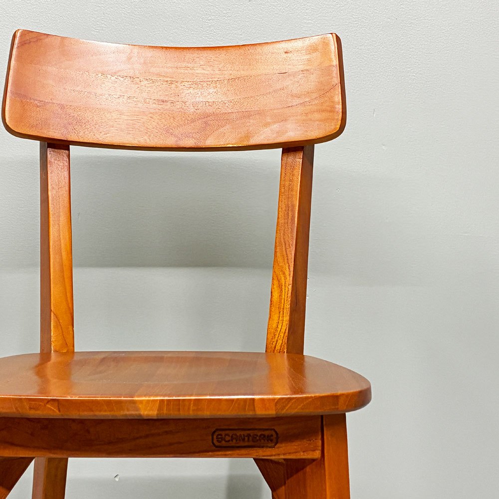 スキャンティーク SCANTEAK コントール KONTUR ダイニングチェア チーク材 北欧スタイル B ◎