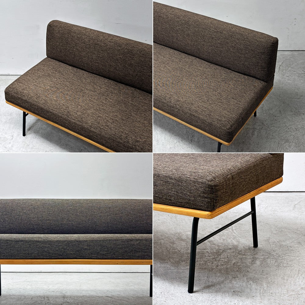 ウニコ unico ファニート ベンチ バックレスト FUNEAT bench backrest 鉄脚 オーク材 スチールレッグ カバーリング カフェスタイル 参考定価約￥65,780- ●