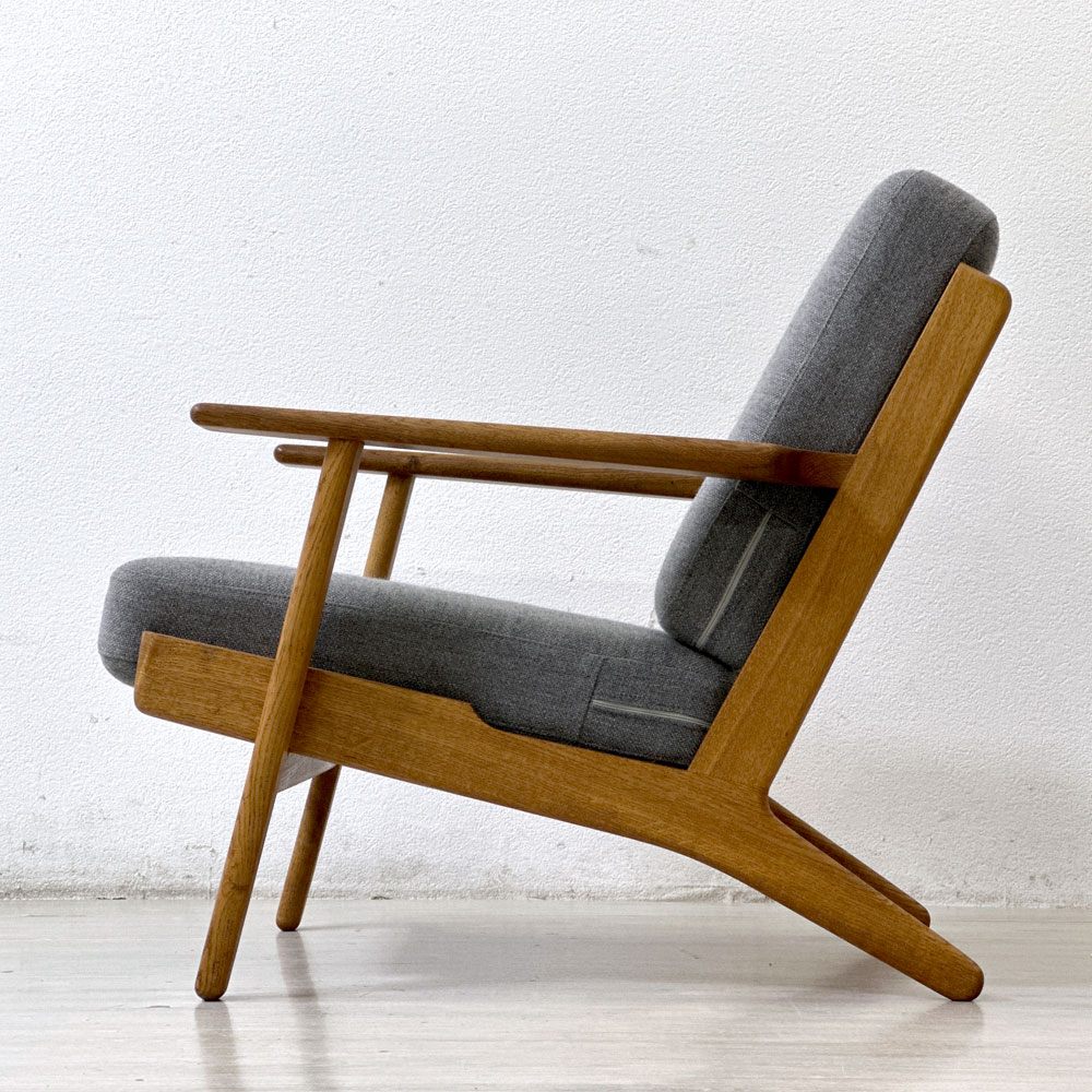 ゲタマ GETAMA GE290 ハンス・J・ウェグナー Hans J. Wegner オーク材 イージーチェア 一人掛け ソファ 北欧 ヴィンテージ  ●