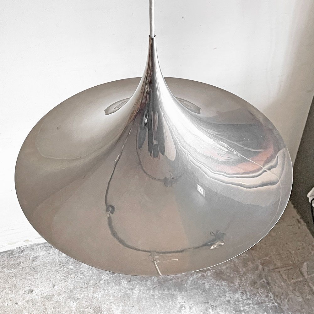 フォグ＆モーラップ フォグ＆モループ Fog＆Morup セミ Semi ペンダントライト シルバー Φ47cm デンマーク 北欧照明 ビンテージ ■