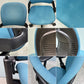 スチールケース Steelcase リープチェア Leap デスクチェア エルゴノミクスチェア 高機能チェア キャスター付き ブルー ファブリック ◎