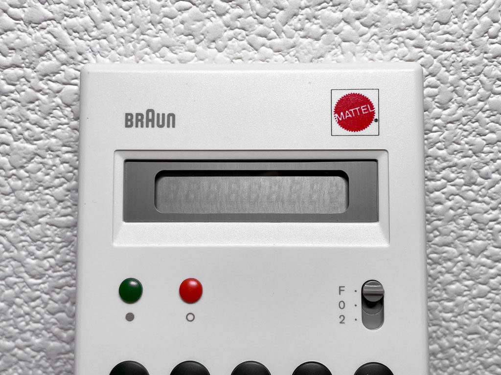 ブラウン BRAUN 電卓 カリキュレーター ET55 Type:4835 ホワイト ディーター・ラムス 限定5000台 ビンテージ ドイツ ◇