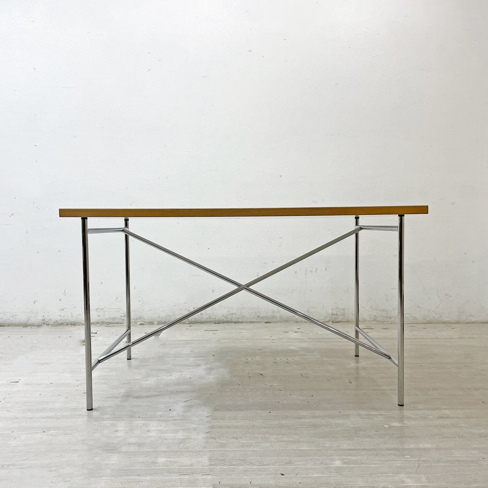 リチャード ランパート RICHARD LAMPERT アイアーマン テーブル Eiermann Table デスク 120cm クロームフレーム 高さ調整機能付き メトロクス取り扱い ドイツ ●