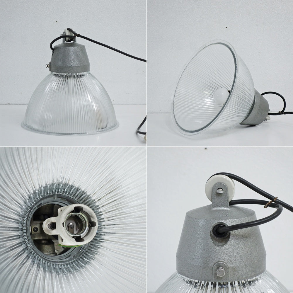 ビンテージスタイル Vintage Style ガラスシェード ペンダントライト ダイナーランプ インダストリアルデザイン ●