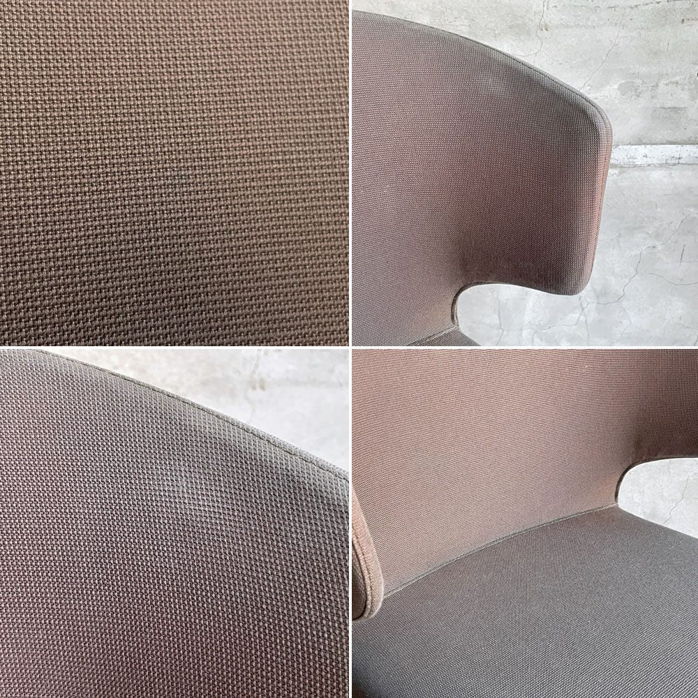 カッシーナ Cassina オラ 367 HOLA アームチェア ファブリック ハンス・ウェッツスタイン 参考定価￥228,000- 現状品 A ♪