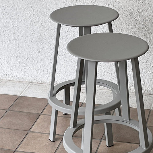 ヘイ HAY リボルバー バースツール ロー REVOLVER BAR STOOL LOW H65cm スカイグレー 回転式座面 レオン・ランズメイヤー デンマーク B ◇