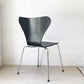 フリッツハンセン Fritz Hansen セブンチェア ダイニングチェア ブラック ラッカー再塗装 アルネ・ヤコブセン デンマーク スタッキングチェア 北欧家具 ★
