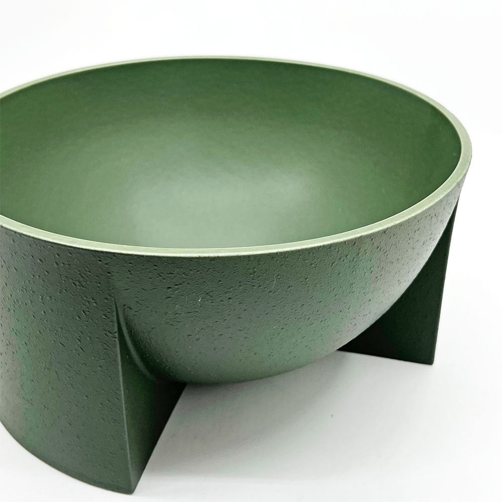 イッタラ iittala クル Kuru セラミックボウル フラワーポット 小物入れ Φ24cm モスグリーン フィリップ・マルイン フィンランド 北欧雑貨 ●