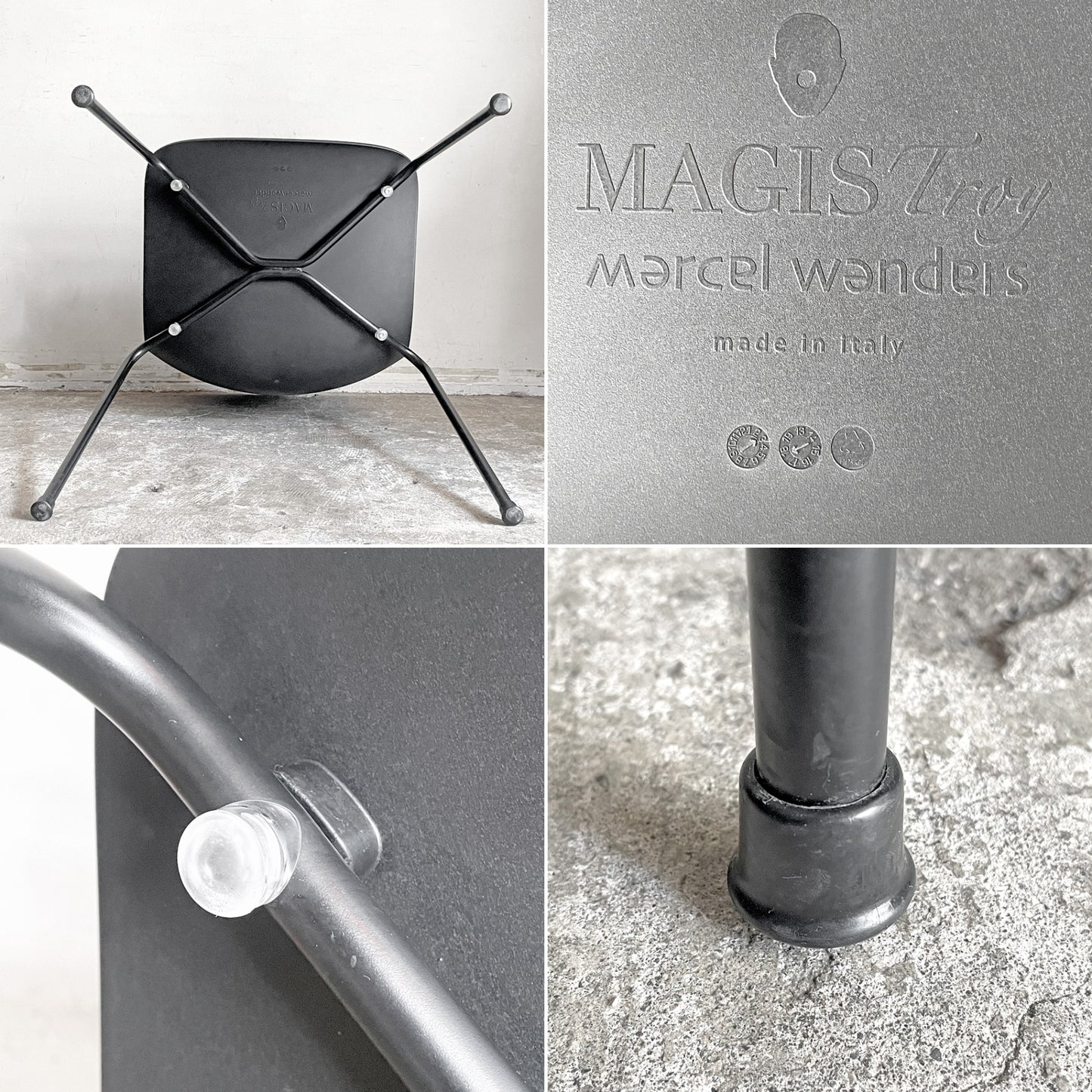 マジス MAGIS トロイ 4レッグス TROY 4-legs ダイニングチェア スタッキングチェア ガーデンチェア マルセル・ワンダース イタリア A ■