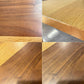 日進木工 NISSIN カーヴ ホワイトウッドシリーズ CARVE WHITE WOOD WOT609 ダイニングテーブル オーク無垢材 x ブラックウォールナット無垢材 W150cm ★