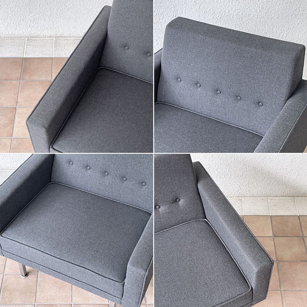 ハーマンミラー Herman Miller モジュラーシーティンググループ 1Pソファ ラウンジチェア ジョージ・ネルソン ビンテージ ミッドセンチュリーモダン ◇
