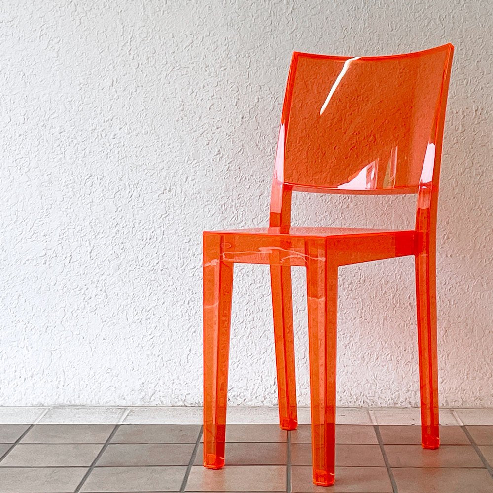 カルテル Kartell ラ マリー La Marie ダイニングチェア スタッキング オレンジ 廃番カラー フィリップ・スタルク B ◇