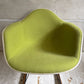 ハーマンミラー Herman Miller アームシェルチェア セカンド 2nd ビンテージ FRP アプホルスター ロッカーベース イームズ ミッドセンチュリー 生地張替え済 ♪