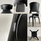 カッシーナ Cassina オラ 367 HOLA アームチェア ダイニングチェア 本革 ブラックレザー ハンス・ウェッツスタイン イタリア 定価￥429,000- 〓