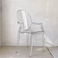 カルテル Kartell ルイゴースト LouisGhost アームチェア クリスタル スタッキング フィリップ・スタルク Philippe Starck イタリア A ★