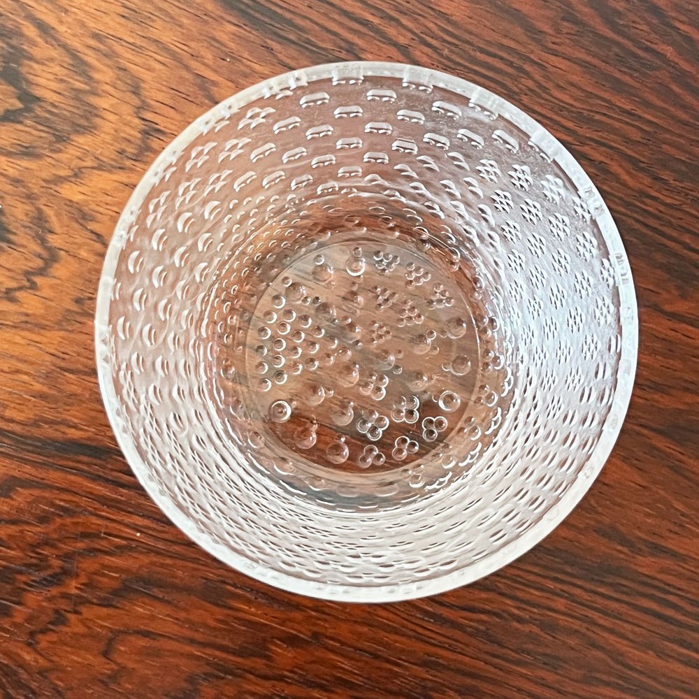ヌータヤルヴィ Nuutajarvi ツンドラ Tundra グラス タンブラーS オイバ・トイッカ Oiva Toikka 1970s ビンテージ フィンランド 北欧食器 A ◇