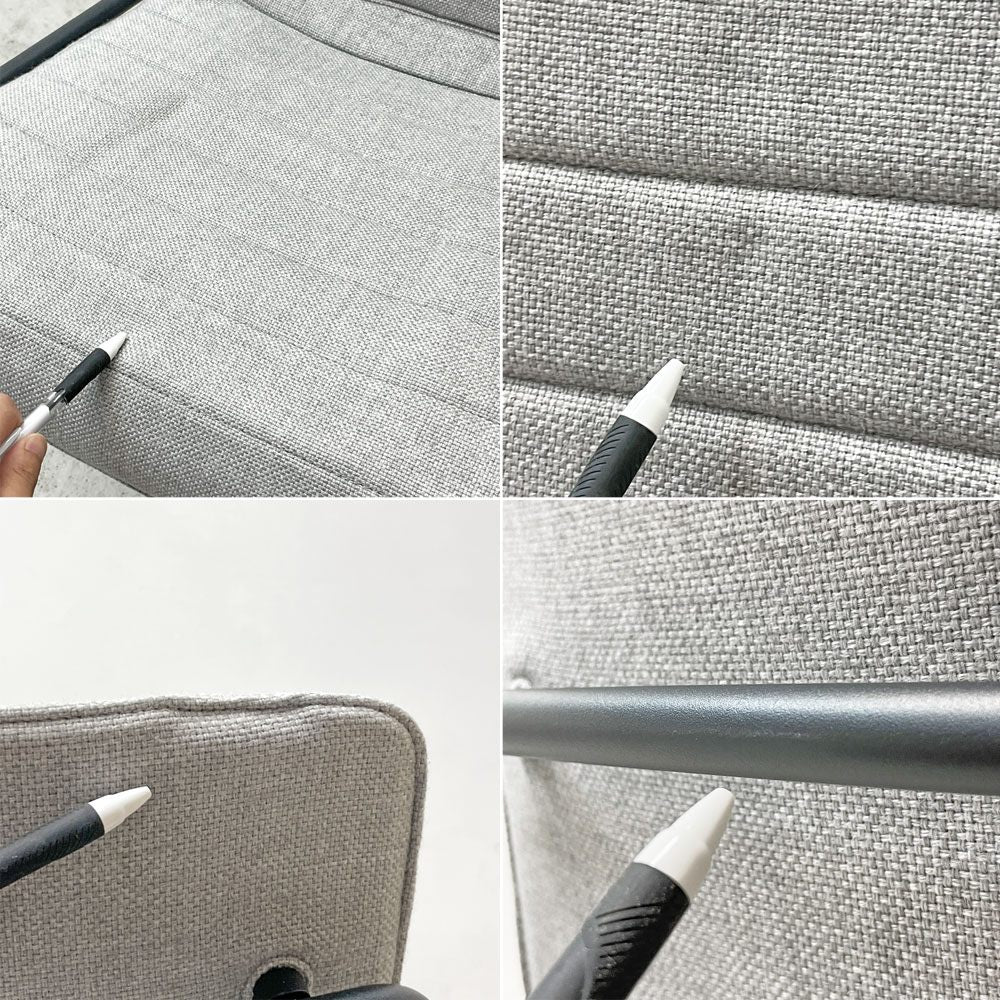コクヨ KOKUYO オフセットフレームチェア offset frame chair オフィスチェア スタッキングチェア 4本脚 ファブリックシート スカイグレー キャスター D ●