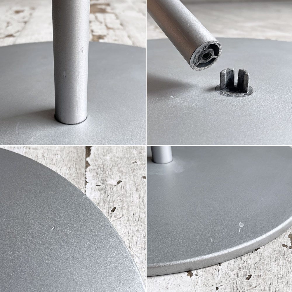 カッシーナイクスシー Cassina ixc. 252 オンオフ ON-OFF サイドテーブル アルミニウム ピエロ・リッソーニ イタリアモダン 廃番 定価約15万円 ♪