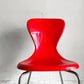 イデー IDEE ヨーンチェア YAWN CHAIR FRP レッド ダイニングチェア 岡嶌要 スペースエイジ 廃番　 ■