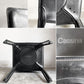 カッシーナ Cassina キャブチェア 412 CAB CHAIR アームレス 本革 ブラック マリオ・ベリーニ MoMA イタリアンモダン B ■