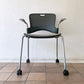 ハーマンミラー Herman Miller ケイパーチェア Caper Chair アームチェア キャスター付き スタッキングチェア ジェフ・ウェバー 現状品 A ◇