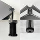 USMモジュラーファニチャー USM Haller USMハラーテーブル ワーキングデスク ダイニングテーブル グラファイトグレーリノリウム W150×D75×H74cm アジャスター 〓