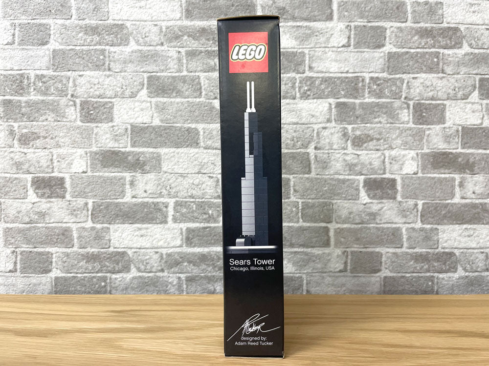 レゴ LEGO アーキテクチャー Architecture シアーズ・タワー Sears Tower 21000 ウィリス・タワー 箱付き 未開封品 サイン入り デンマーク ●