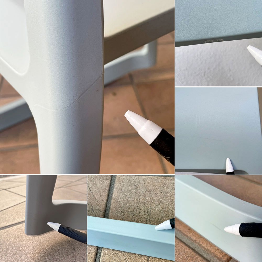 ヴィトラ Vitra ティプトン Tip Ton ダイニングチェア デスクチェア アイスグレー スタッキング チルト機能 定価￥47,300- ◇