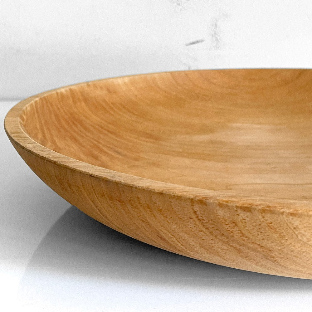 三谷龍二 Ryuji Mitani 山桜 浅鉢 大皿 サラダボウル フルーツボウル Φ33cm 木の器 木工 現代作家 ■