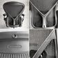ハーマンミラー Herman Miller アーロンチェア Bサイズ ポスチャーフィット フル装備 クラシックカーボンメッシュ グラファイトベース ビル・スタンフ ＆ ドン・チャドウィック バナナクッション新品 ♪