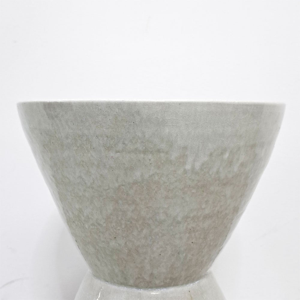 タイム＆スタイル TIME&STLE stoneware sculpture 石見焼 スツール TSSG102 サイドテーブル オブジェ 彫刻 嶋田窯 伝統工芸 定価￥95,700- ●