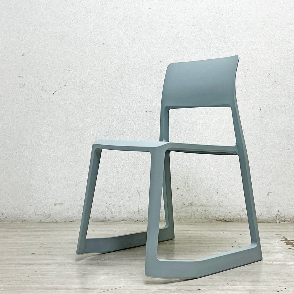 ヴィトラ Vitra ティプトン Tip Ton ダイニングチェア デスクチェア アイスグレー スタッキング チルト機能 定価￥42,900- B ●