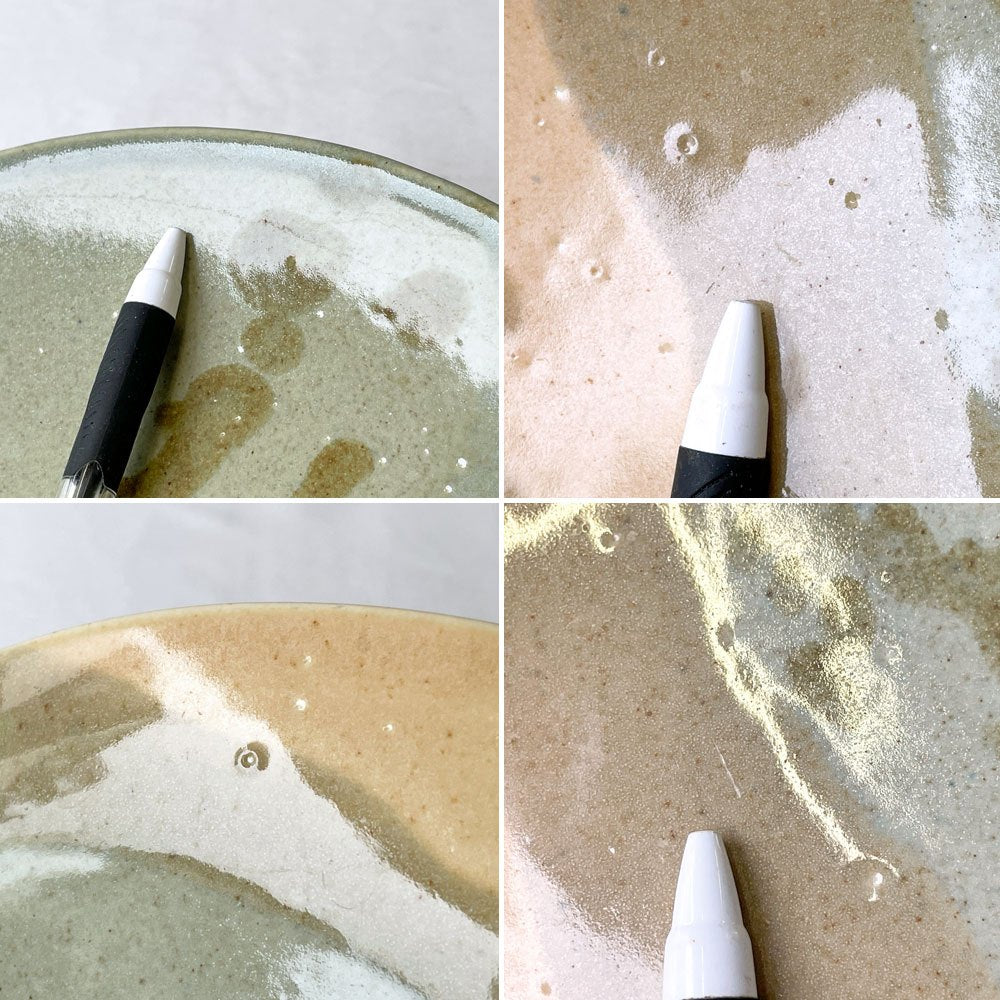 竹村良訓 大皿 黄色系 Φ26.5cm 現代作家 IDEE取扱 ◇