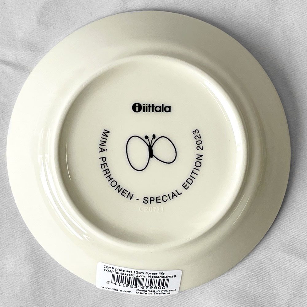 イッタラ iittala × ミナペルホネン minä perhonen フォレストライフ forest life プレート 12cm 2枚セット 箱付き 未使用保管品 ◇