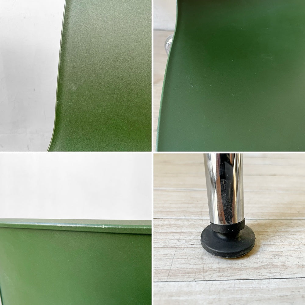 ヴィトラ vitra ハル HAL Tube ハルチューブ ダイニングチェア スタッカブル スタッキングチェア グリーン ジャスパー・モリソン 2脚セット ★