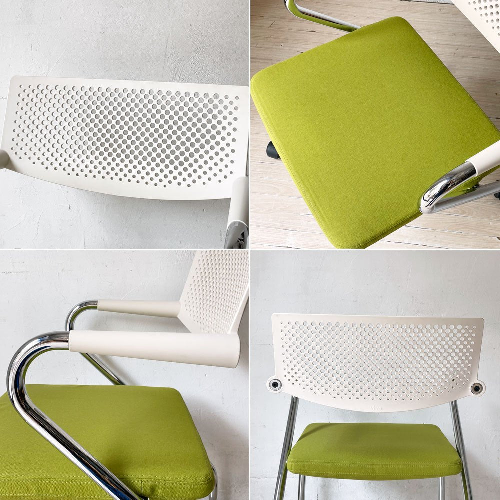 ヴィトラ vitra ビザロール Visaroll アームチェア ミーティングチェア デスクチェア スタッキング アントニオ・チッテリオ B ★