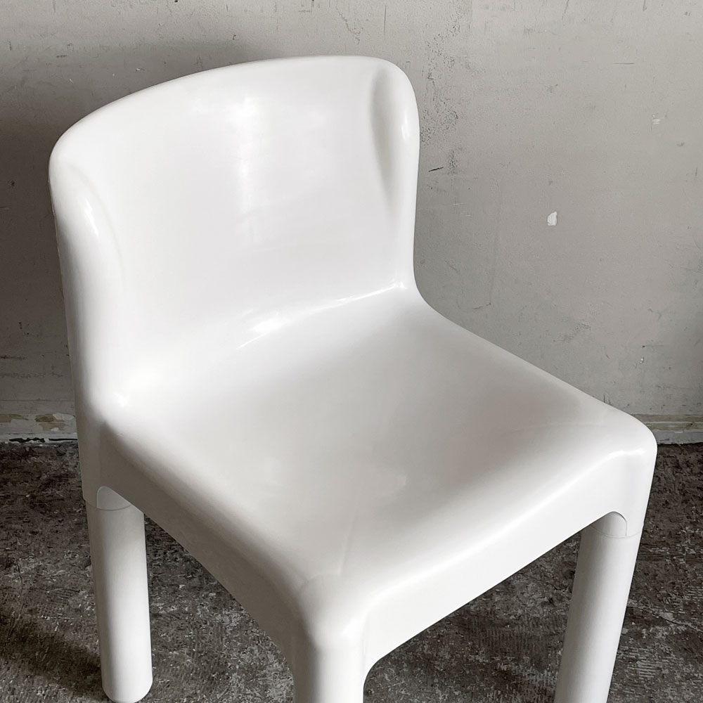 カルテル Kartell バルトリチェア 4875 Chair ダイニングチェア サイドチェア ポリプロピレン製 ホワイト カルロ・バルトリ Carlo Bartoli イタリア ビンテージ ■