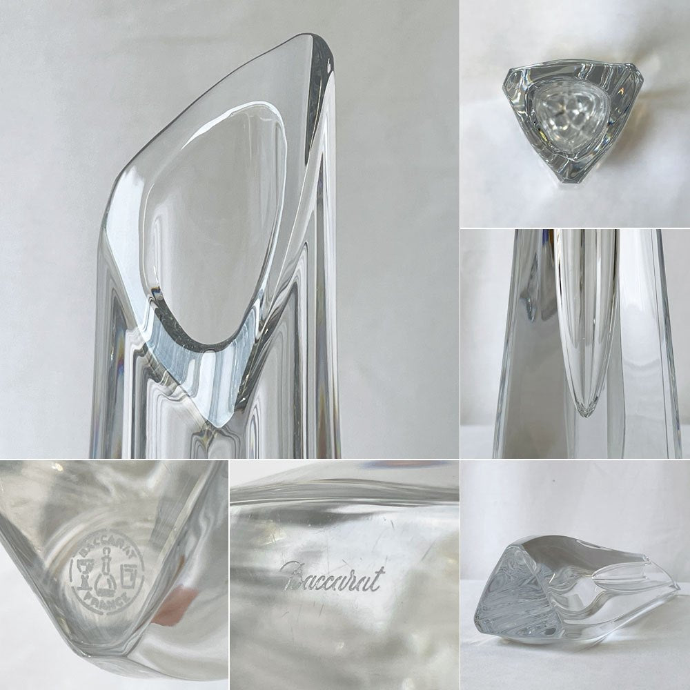 バカラ Baccarat ローズ Rose フラワーベース flower vase 一輪挿し 花瓶 花器 クリスタル フランス ◇