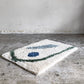 ザ・コンランショップ THE CONRAN SHOP イキガイ IKIGAI ウール ラグ WOOL RUG ブルー グリーン BLUE GREEN 50×70 モダンデザイン ■