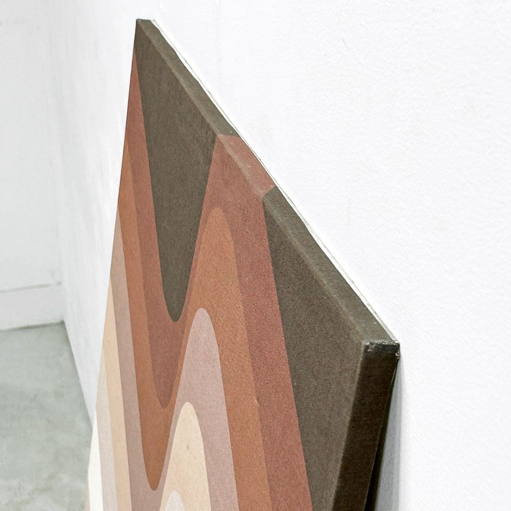 ファブリックパネル ウェーブ グラデーション WAVE GRADATION 65.5×106cm テキスタイル ミッドセンチュリーデザイン ●
