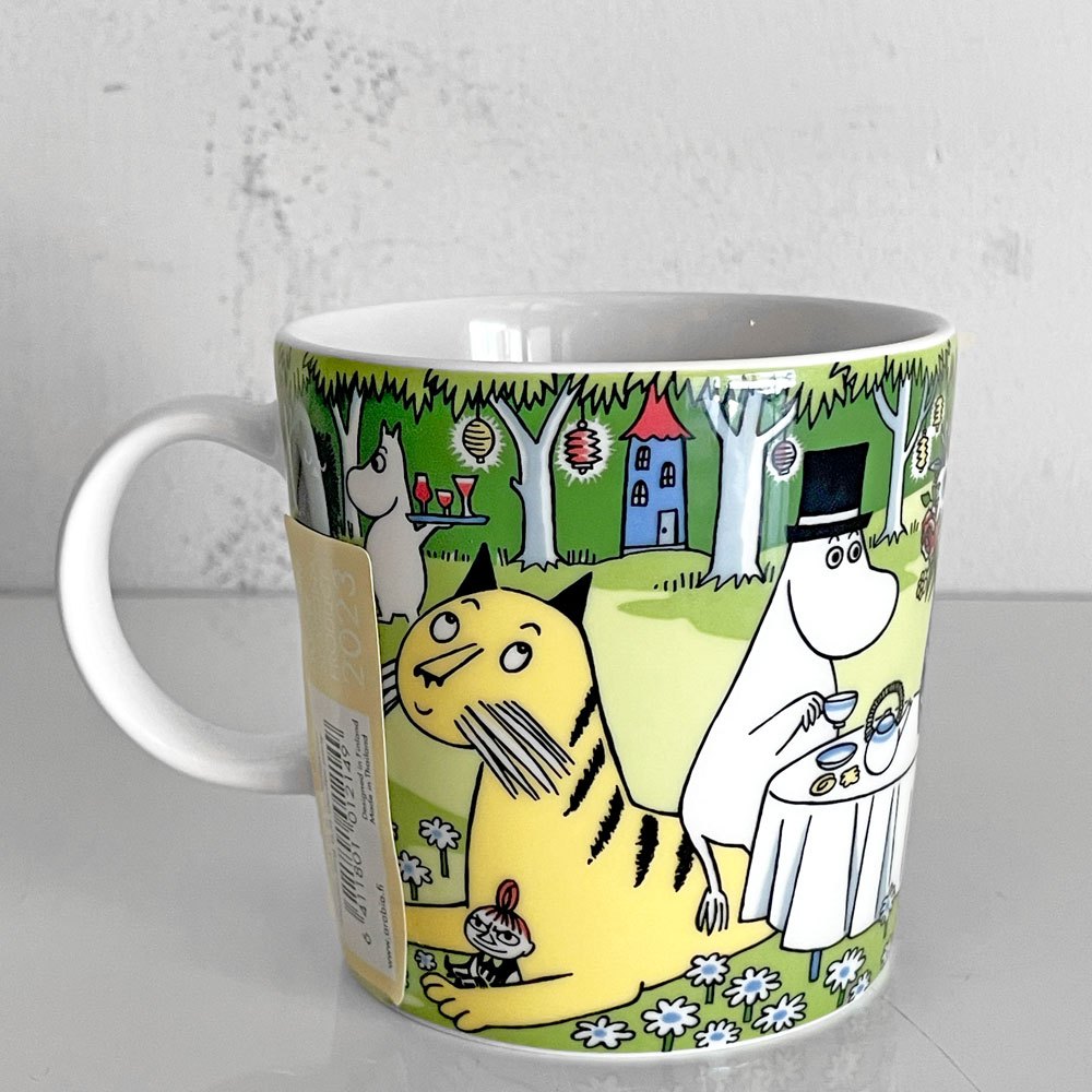 アラビア ARABIA ムーミンマグ MOOMIN ガーデンパーティ 2023年 夏 トーベ・ヤンソン フィンランド 北欧食器 ■