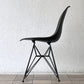 ハーマンミラー Herman Miller サイドシェルチェア ポリプロピレン製 オールブラック エッフェルベース C&R イームズ ミッドセンチュリー ◇